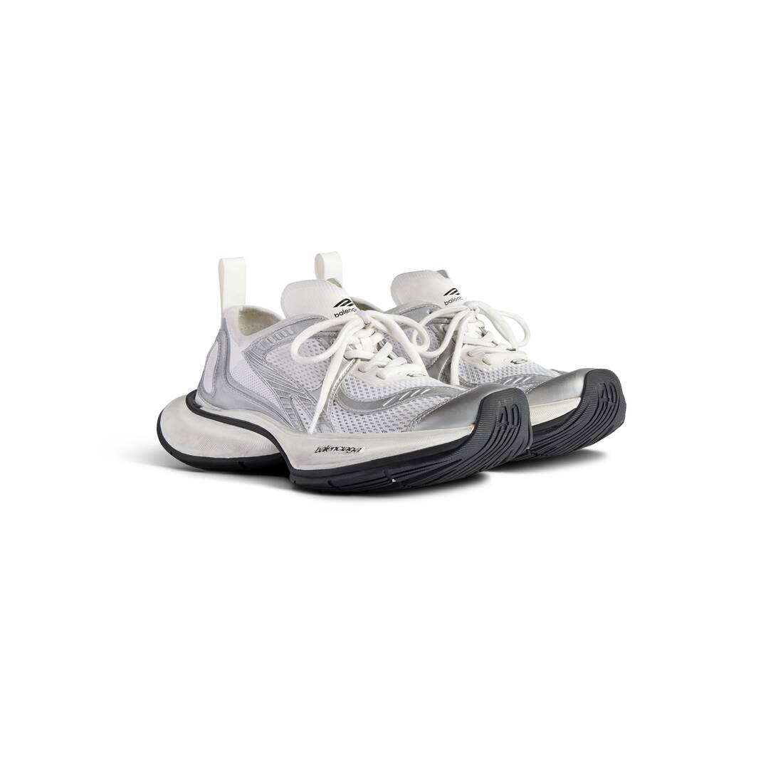 Men’s Circuit Sneaker  in White/silver - Image 2
